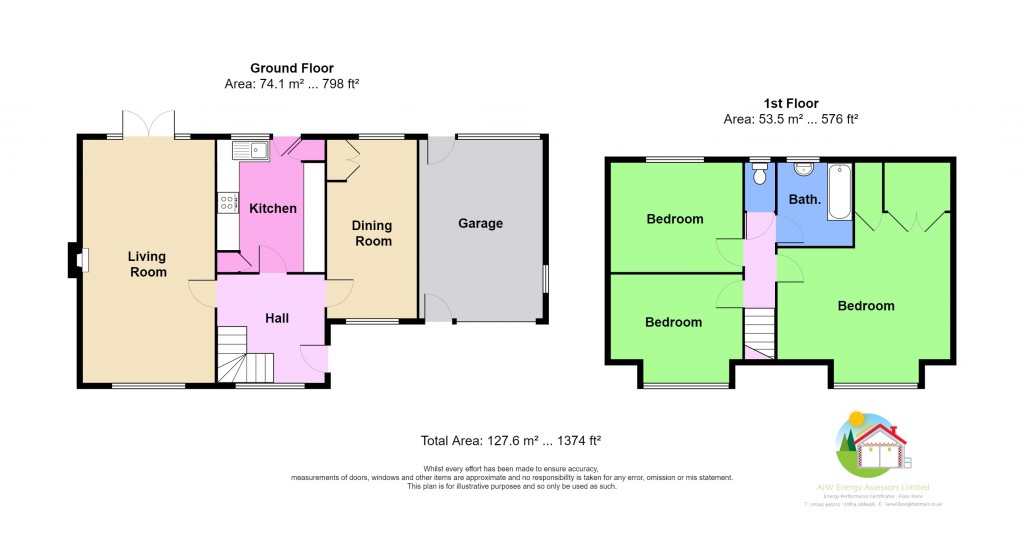 Floorplans For Romans Way, Writtle, Chelmsford, Essex, CM1