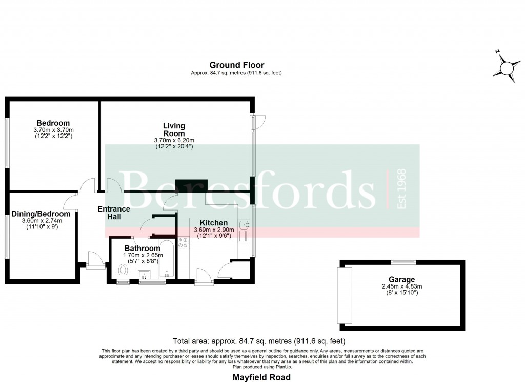 Floorplans For Mayfield Road, Writtle, Chelmsford, Essex, CM1