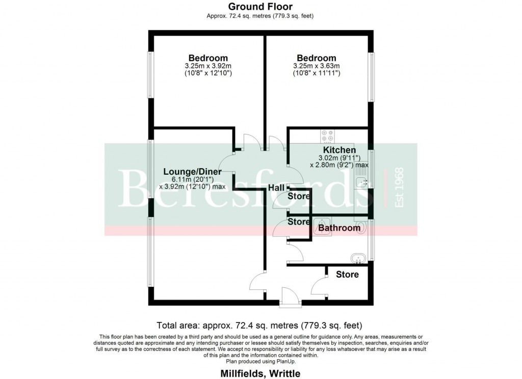 Floorplans For Millfields, Writtle, Chelmsford, Essex, CM1