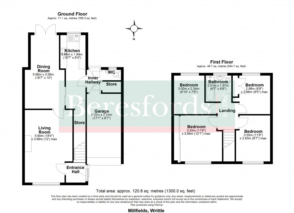 Floorplans For Millfields, Writtle, Chelmsford, Essex, CM1