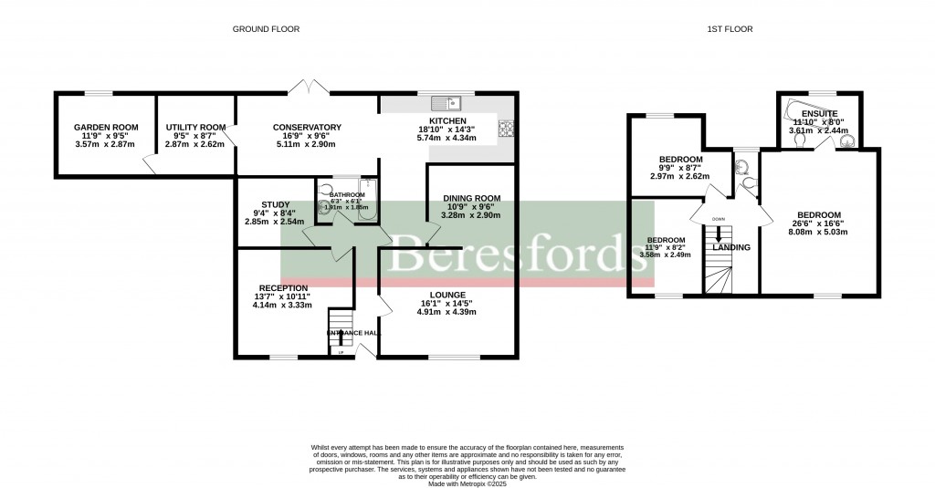 Floorplans For Berwick Avenue, Chelmsford, Essex, CM1