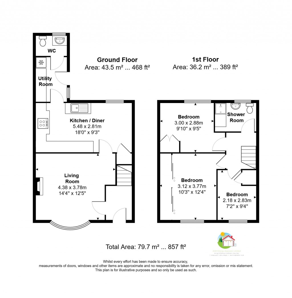 Floorplans For Long Brandocks, Writtle, Chelmsford, Essex, CM1