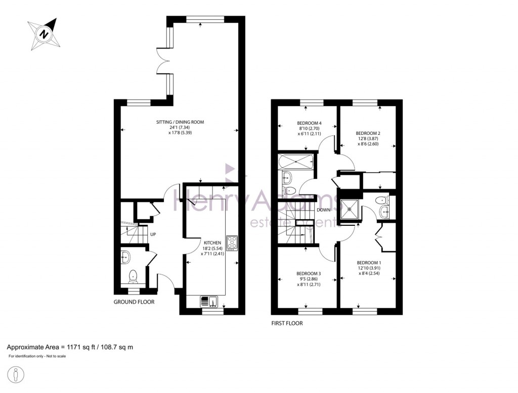 Floorplans For Corden Place, Codmore Hill, RH20