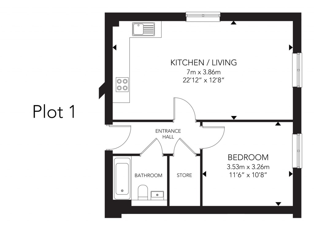 Floorplans For Blackhall Meadow, Loxwood, RH14