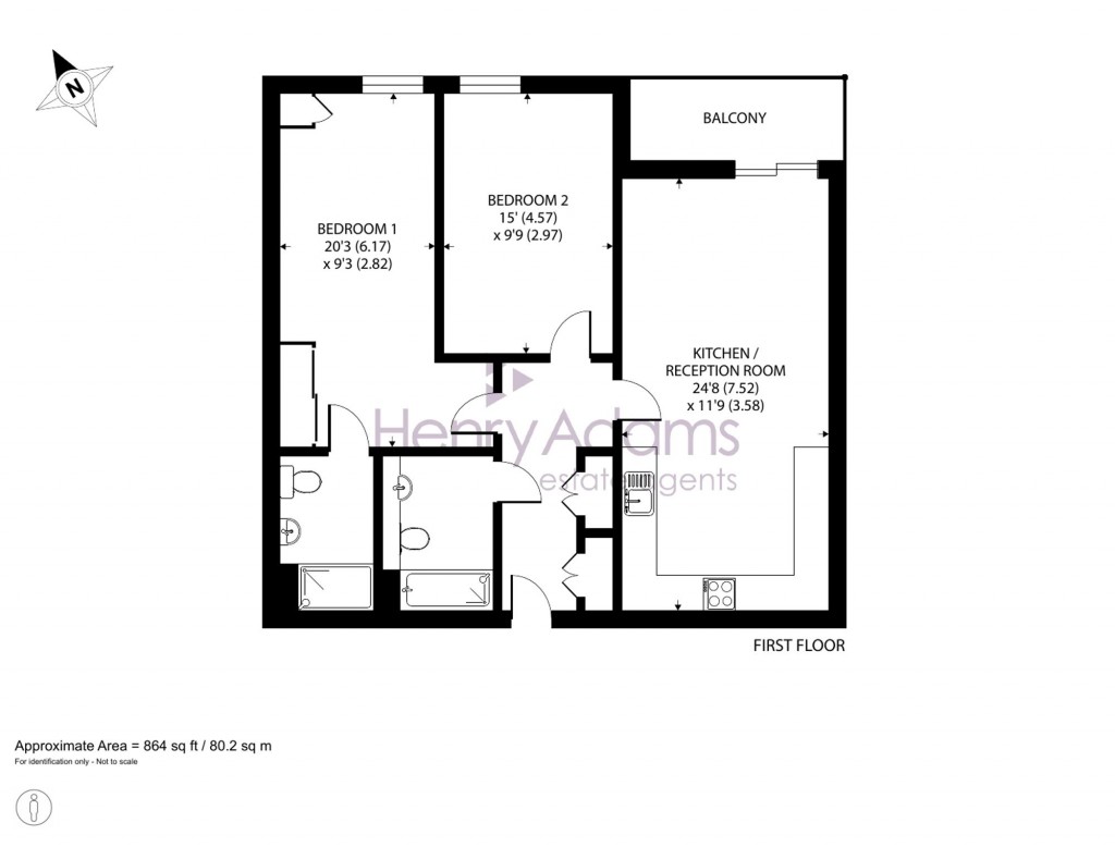 Floorplans For John Rennie Road, Chichester, PO19