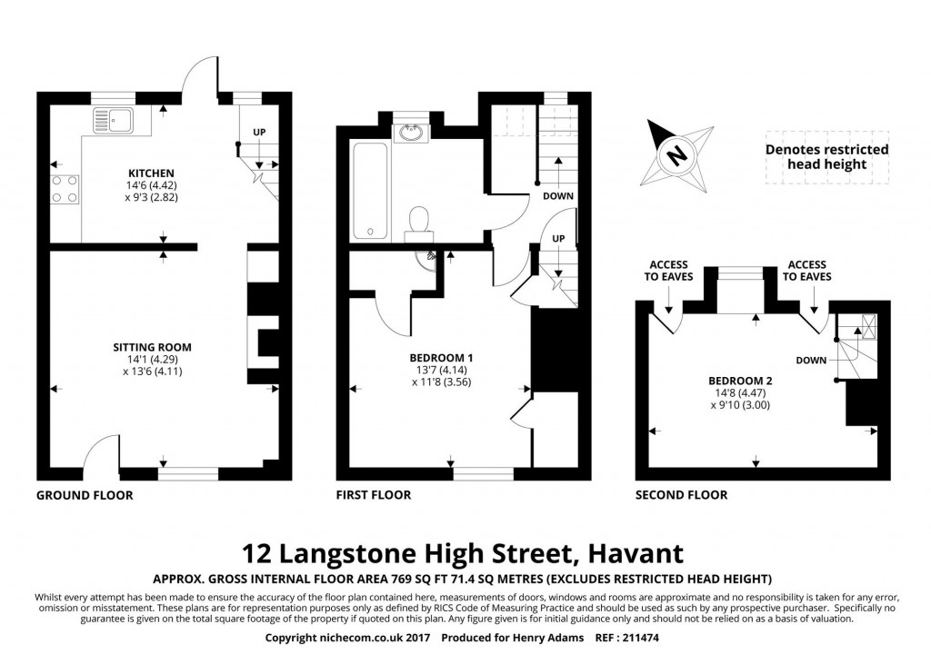 Floorplans For Langstone High Street, Havant, PO9