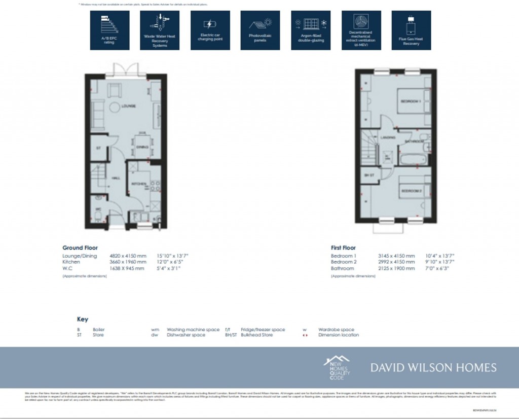 Floorplans For Tye Lane, Walberton, BN18