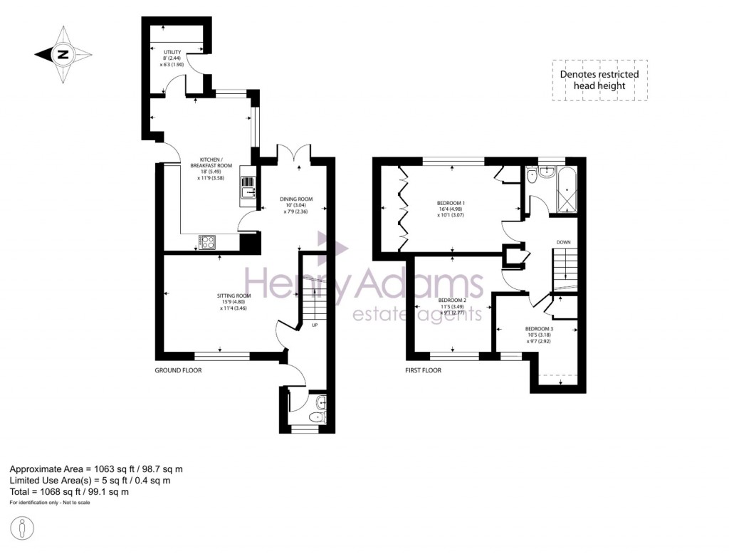 Floorplans For Kirkby Close, Boxgrove, PO18