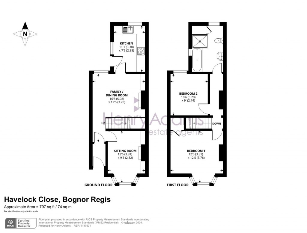 Floorplans For Havelock Close, Felpham, PO22