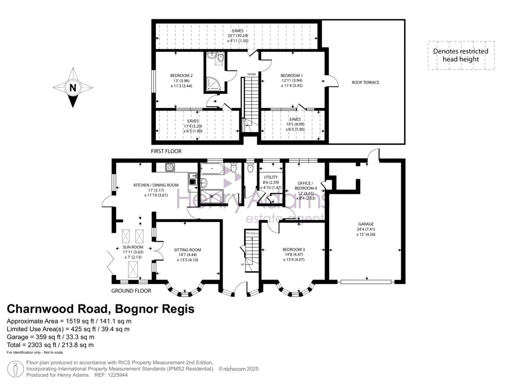 Floorplans For Charnwood Road, Bognor Regis, PO22