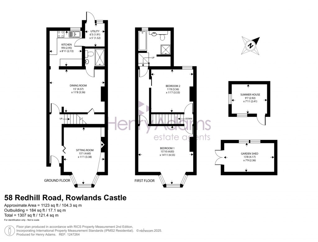 Floorplans For Redhill Road, Rowland's Castle, PO9