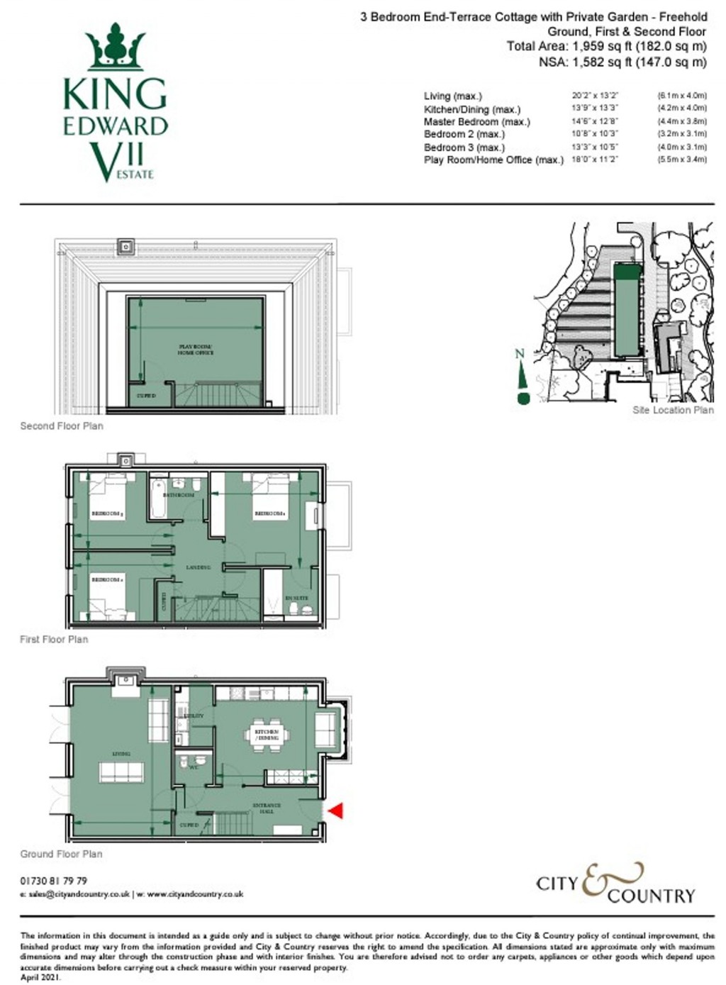 Floorplans For Kings Drive, Midhurst, GU29