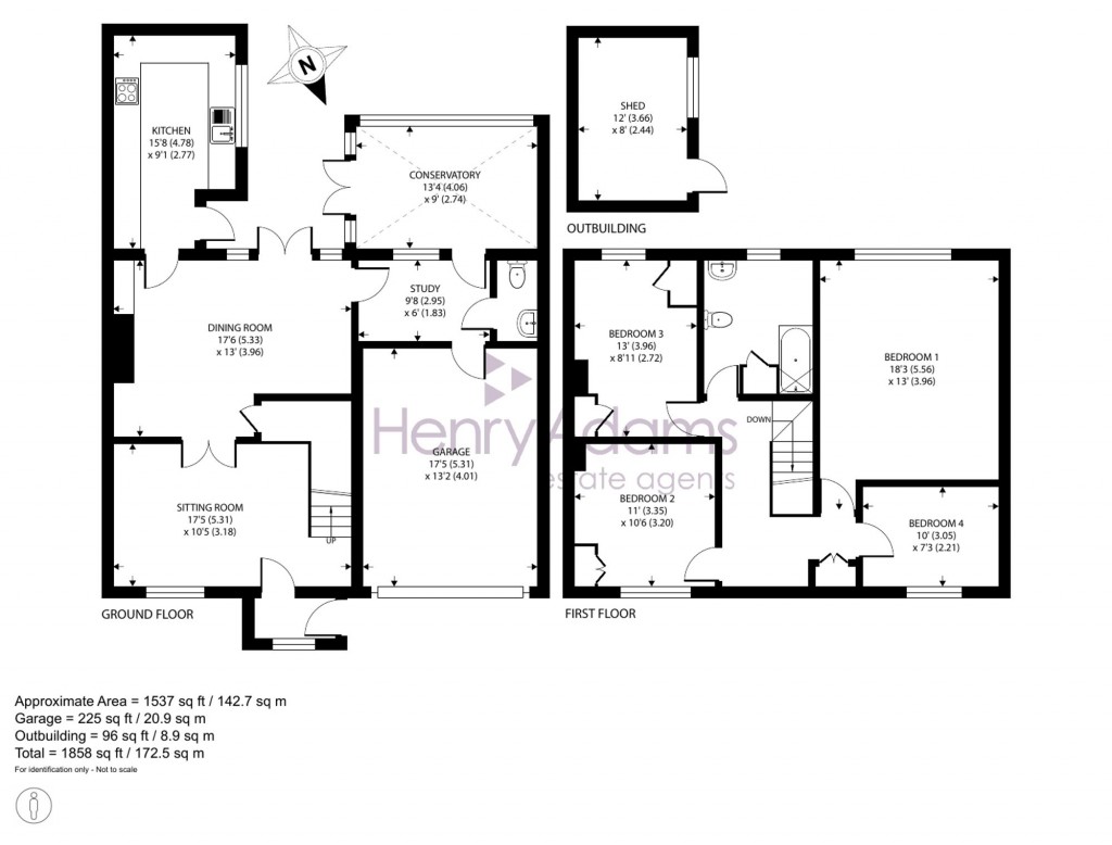 Floorplans For Park Crescent, Midhurst, GU29