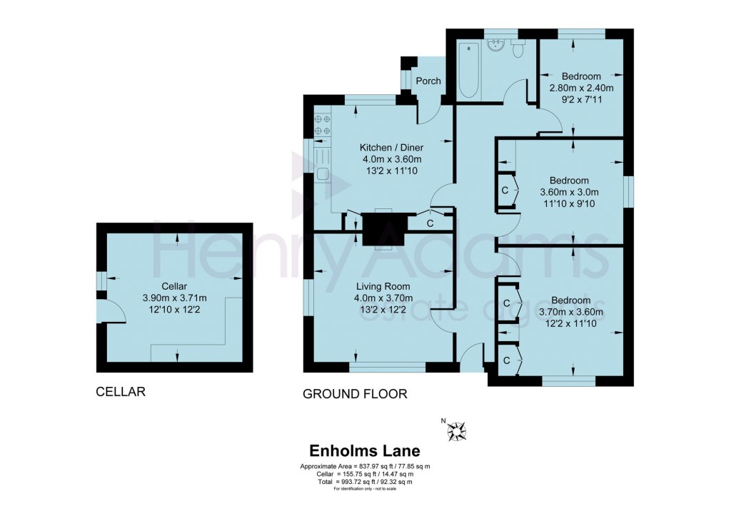 Floorplans For Enholms Lane, Danehill, RH17