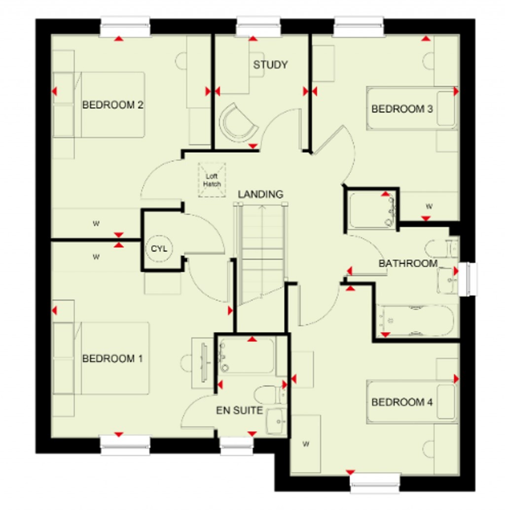 Floorplans For Dahlia Grove, North Bersted, PO21