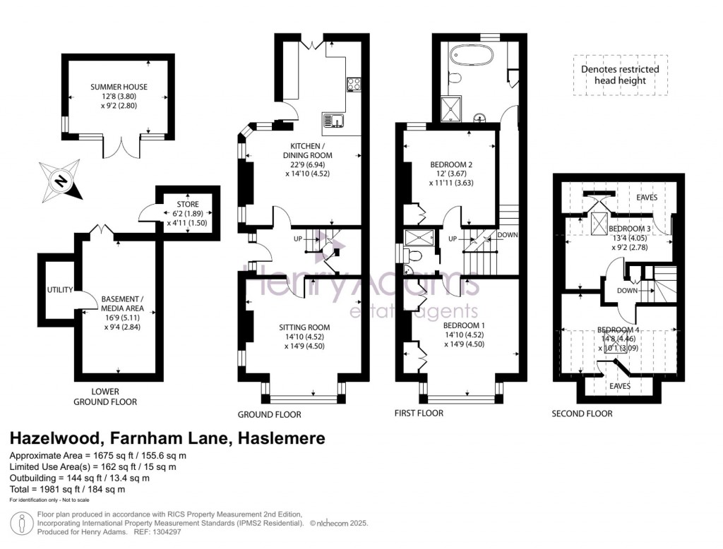 Floorplans For Farnham Lane, Haslemere, GU27