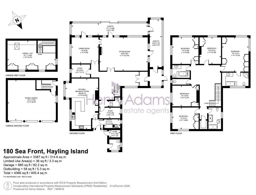 Floorplans For Sea Front, Hayling Island, PO11
