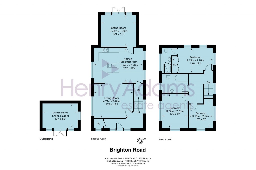 Floorplans For Brighton Road, Lower Beeding, RH13