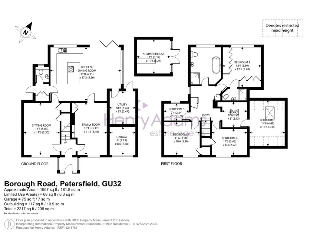 Floorplans For Borough Road, Petersfield, GU32