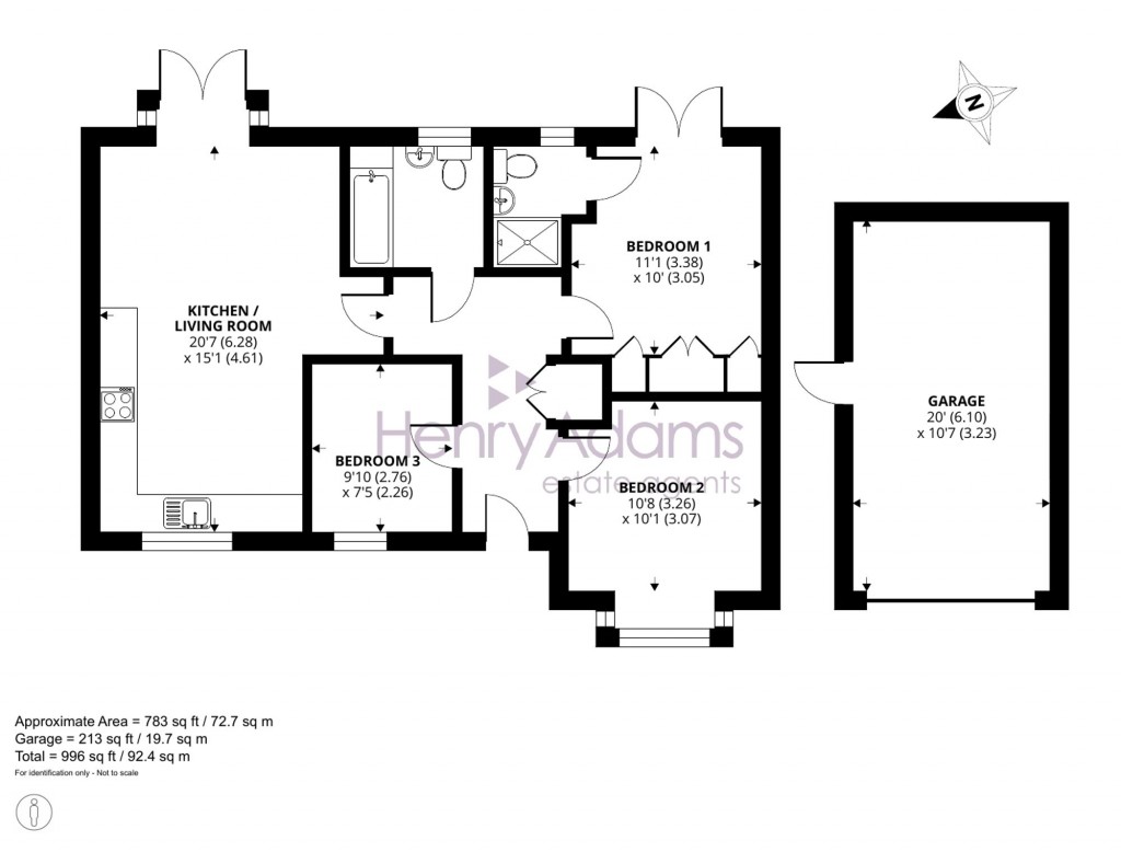 Floorplans For Hubble Close, Selsey, PO20