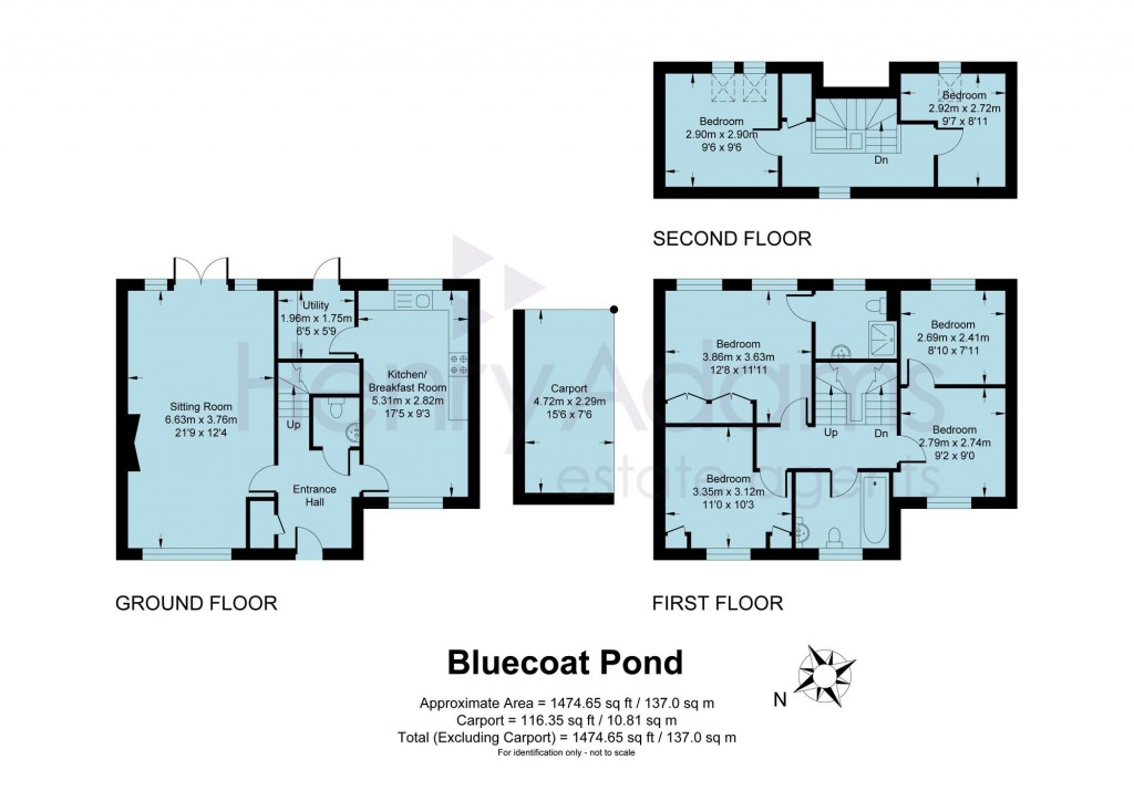 Floorplans For Bluecoat Pond, Christs Hospital, RH13