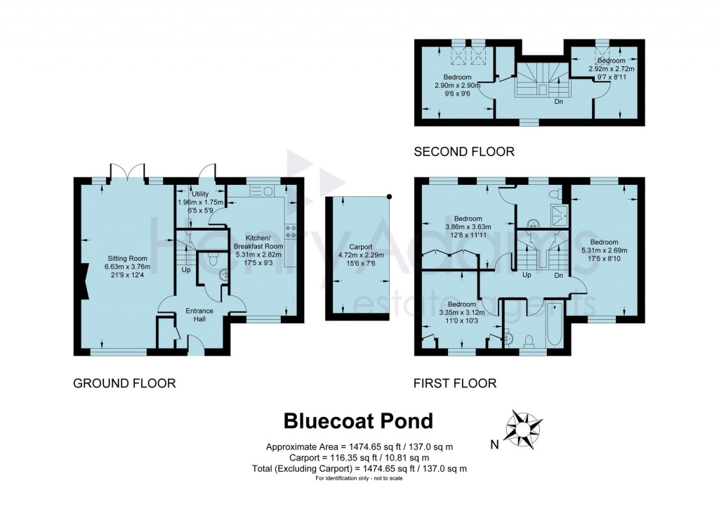 Floorplans For Bluecoat Pond, Christs Hospital, RH13