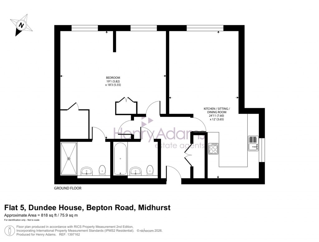Floorplans For Bepton Road, Dundee House Bepton Road, GU29