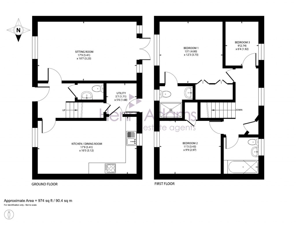 Floorplans For Toop Gardens, Aldingbourne, PO20