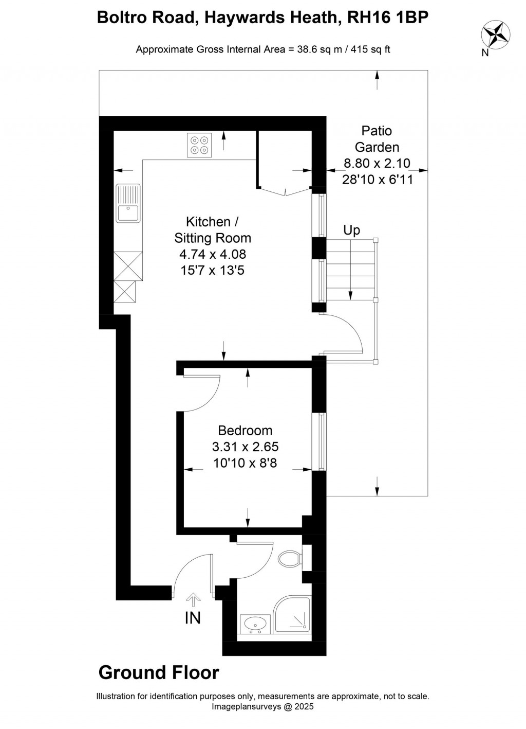 Floorplans For 25 Boltro Road, Haywards Heath, RH16