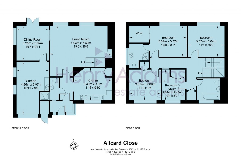 Floorplans For Allcard Close, Horsham, RH12