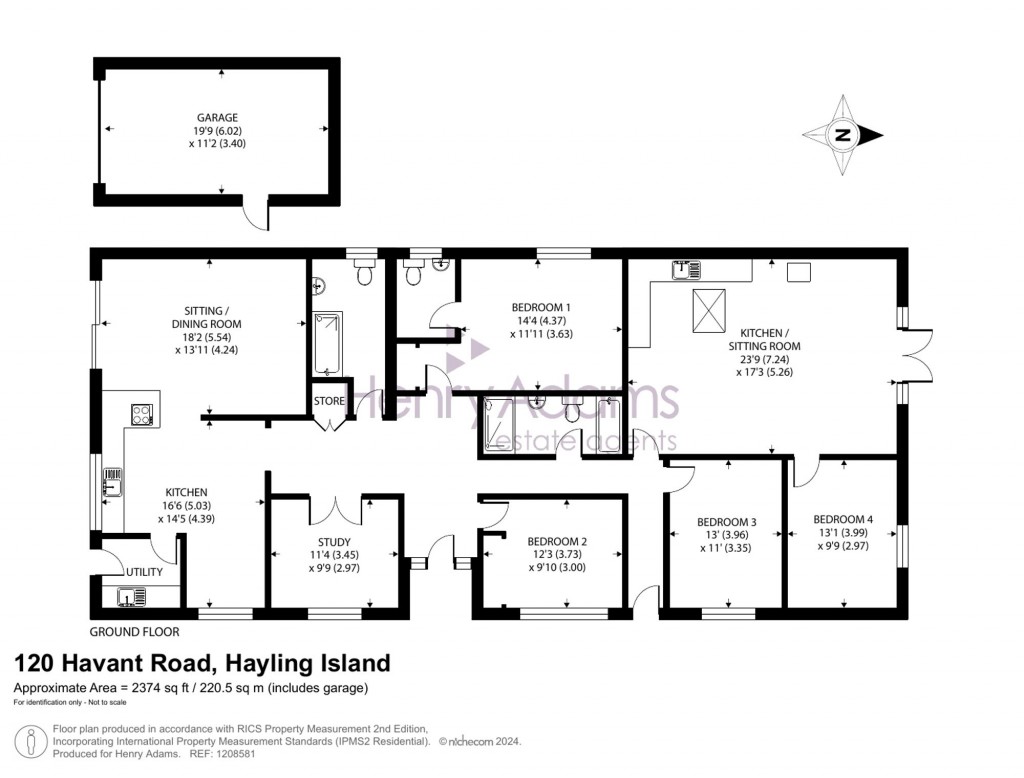 Floorplans For Havant Road, Hayling Island, PO11