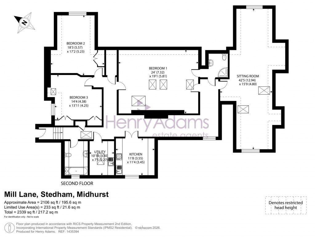 Floorplans For Mill Lane, Stedham, GU29