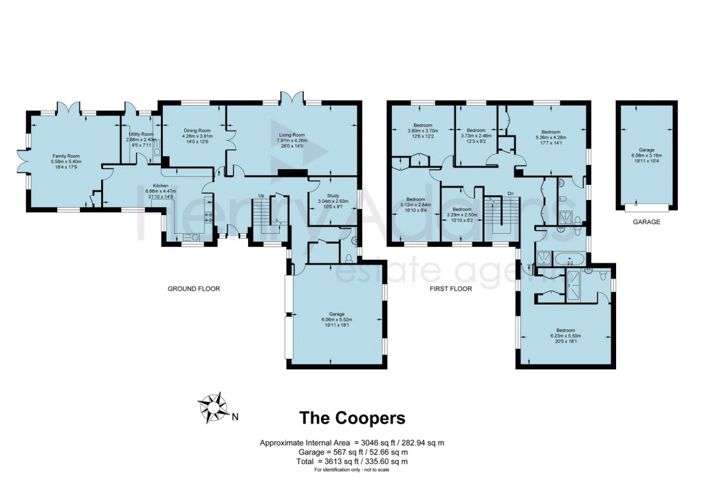 Floorplans For The Coopers, Itchingfield, RH13