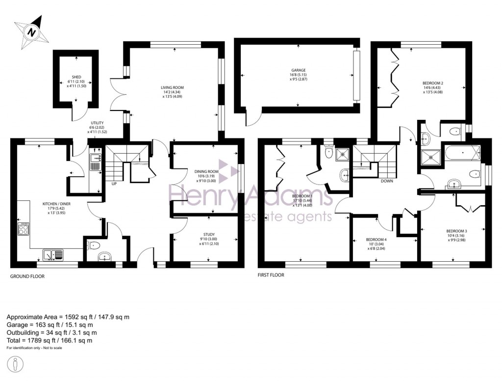 Floorplans For Harding Close, Selsey, PO20