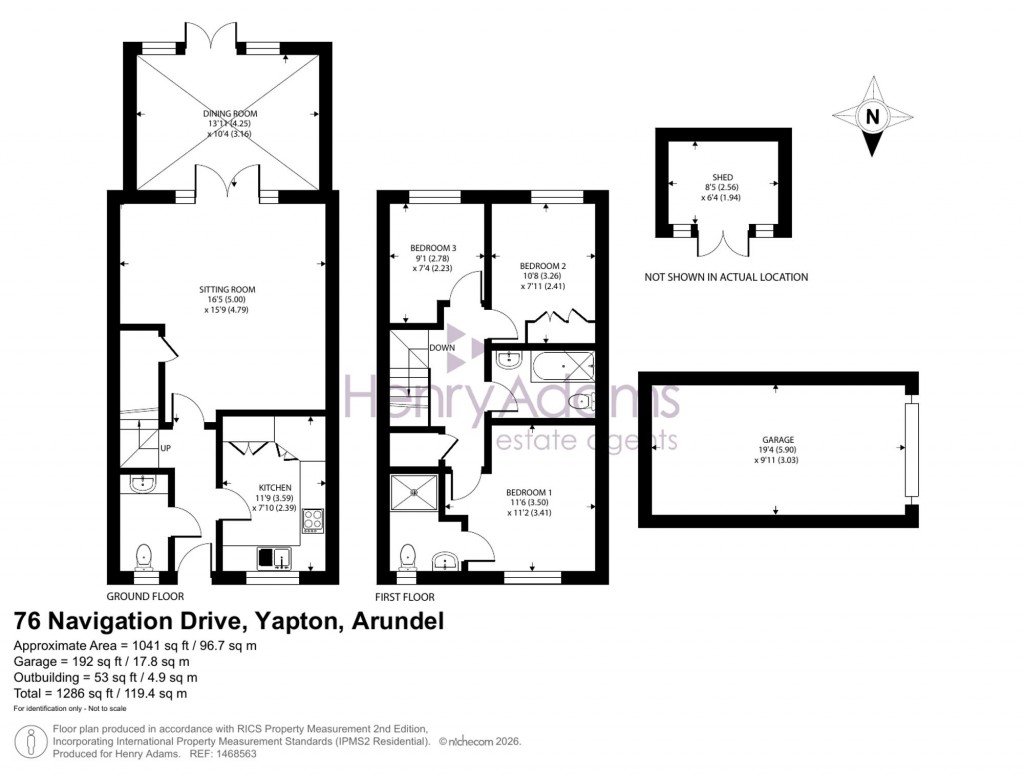Floorplans For Navigation Drive, Yapton, BN18