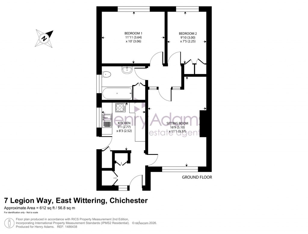 Floorplans For Legion Way, East Wittering, PO20