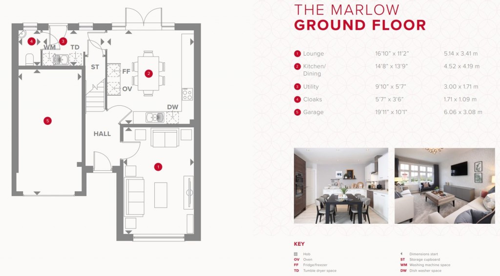 Floorplans For Bartons Road, Havant, PO9