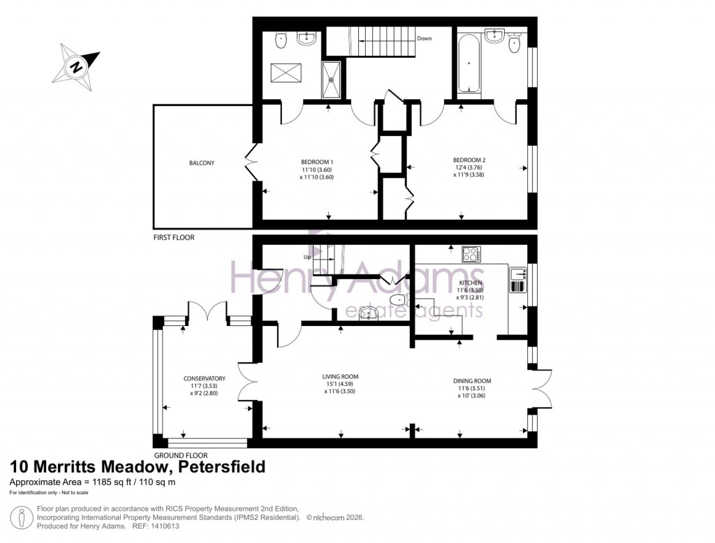 Floorplans For Merritts Meadow, Petersfield, GU31