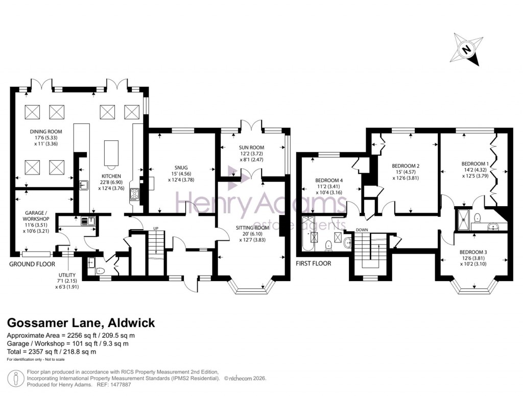 Floorplans For 23 Gossamer Lane, Aldwick, PO21
