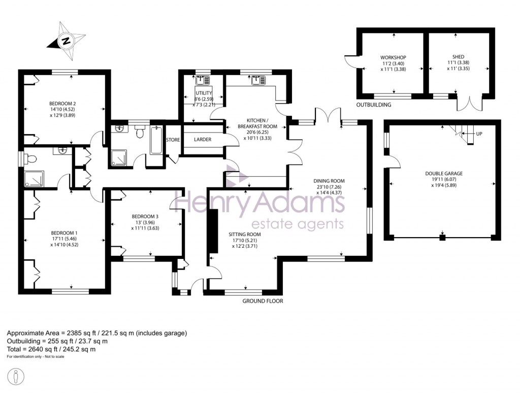 Floorplans For Fontwell Avenue, Eastergate, PO20