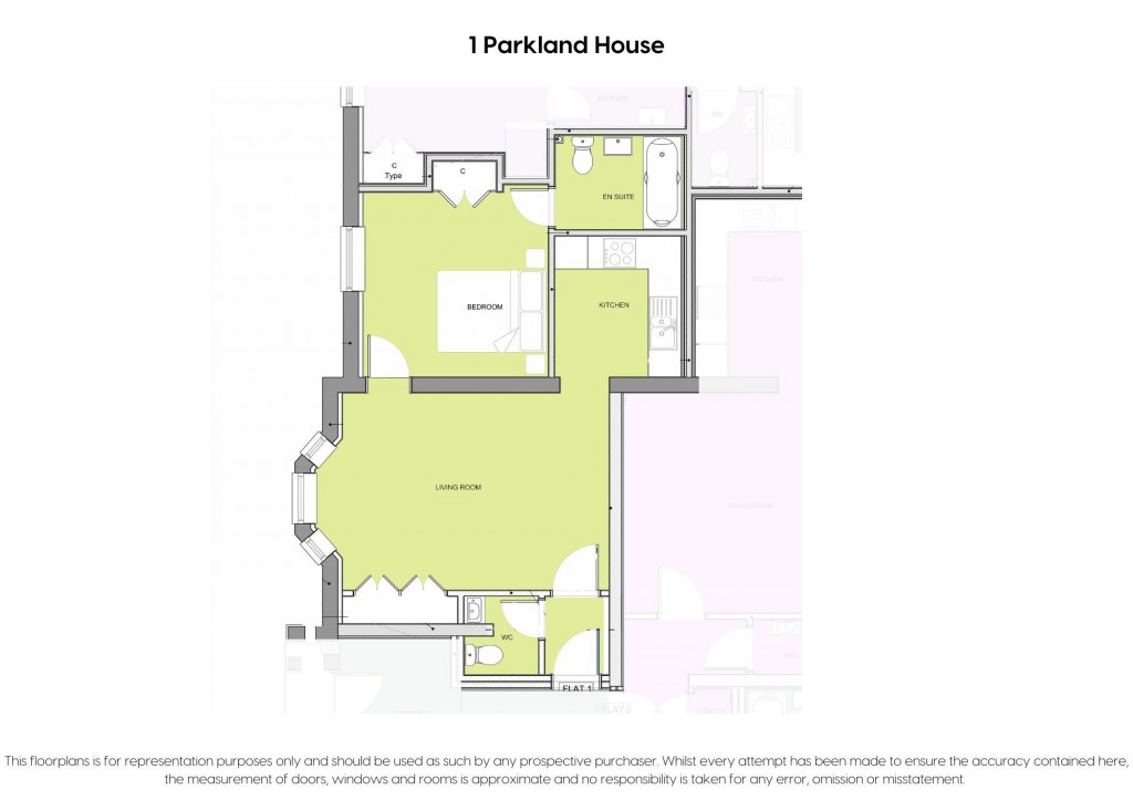Floorplans For Parklands House, 21 Hurst Road, RH12