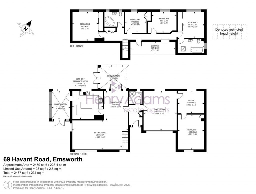 Floorplans For Havant Road, Emsworth, PO10
