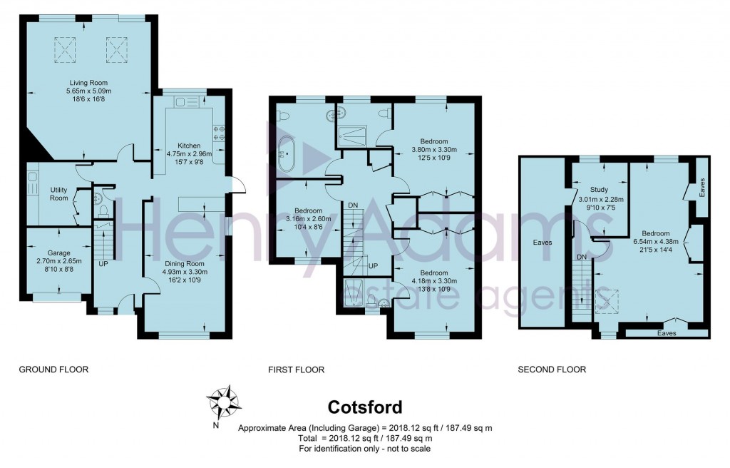 Floorplans For Old Brighton Road South, Pease Pottage, RH11