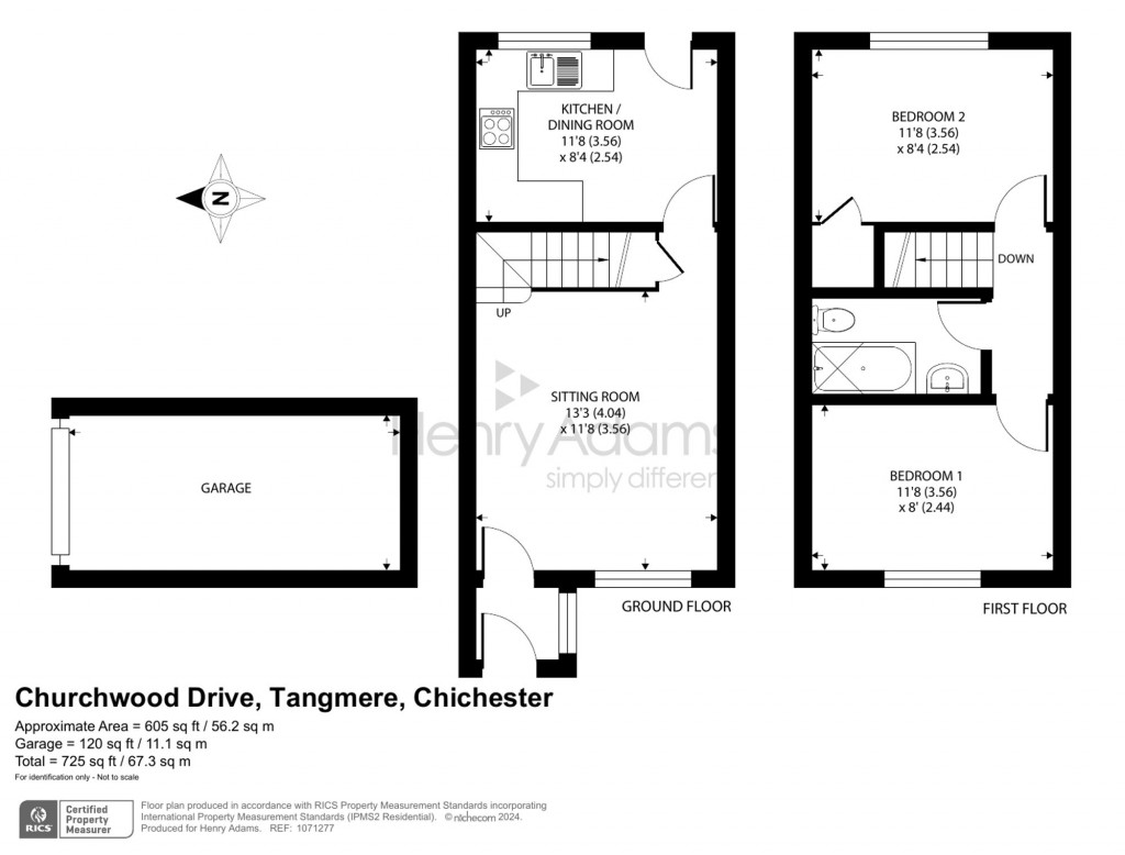 Floorplans For Churchwood Drive, Tangmere, PO20