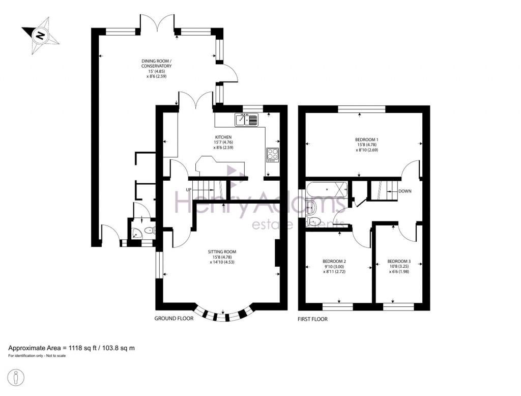 Floorplans For Blenheim Gardens, Chichester, PO19