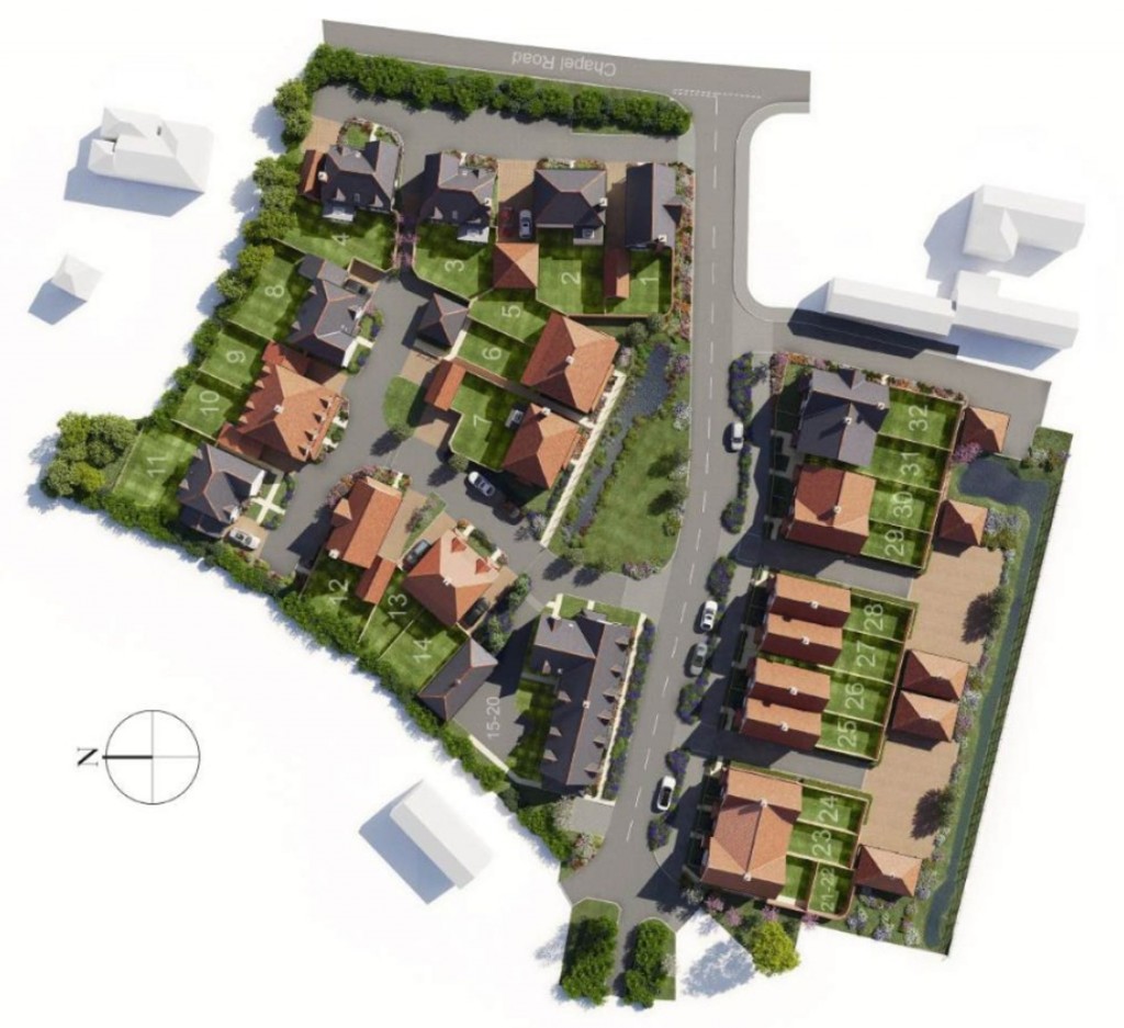 Floorplans For Sumners Field, Chapel Road, RH13