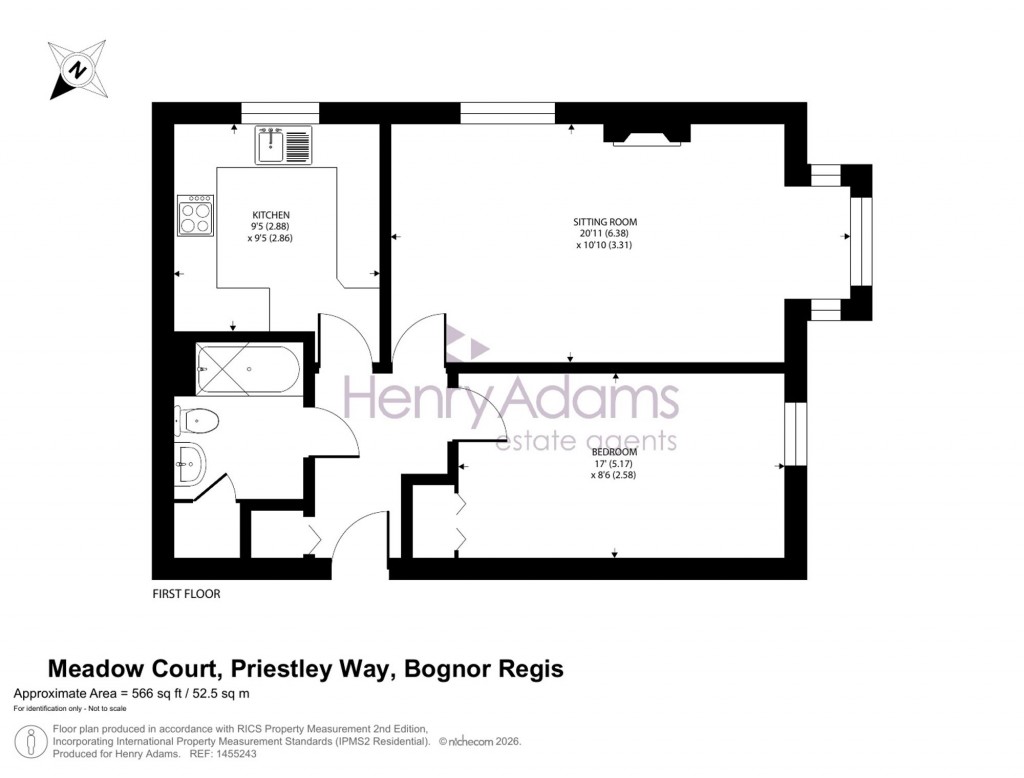 Floorplans For Priestley Way, Middleton-On-Sea, PO22