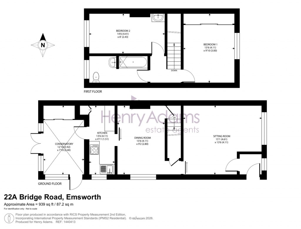 Floorplans For Bridge Road, Emsworth, PO10