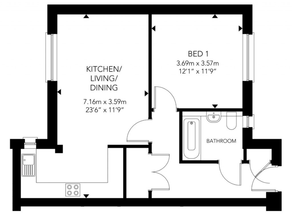 Floorplans For Sumners Field, Chapel Road, RH13
