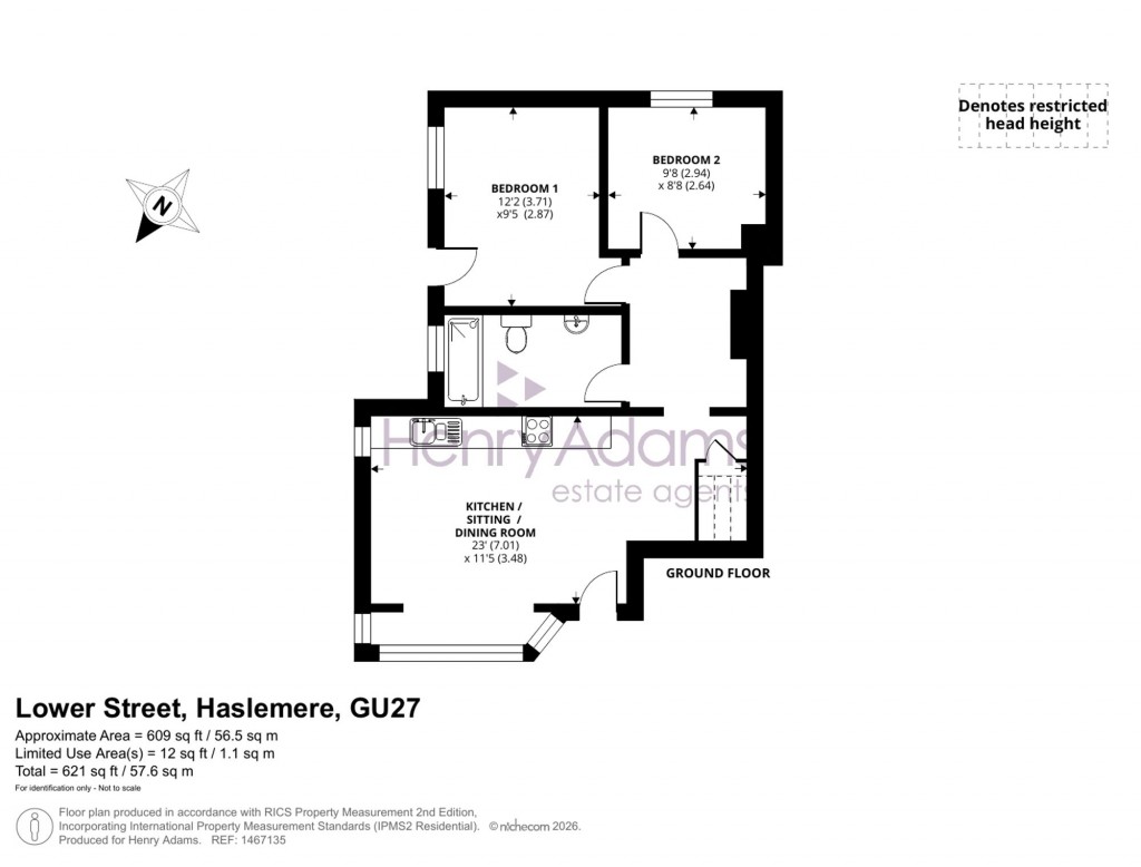 Floorplans For Lower Street, Haslemere, GU27